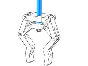 无动力连杆夹爪