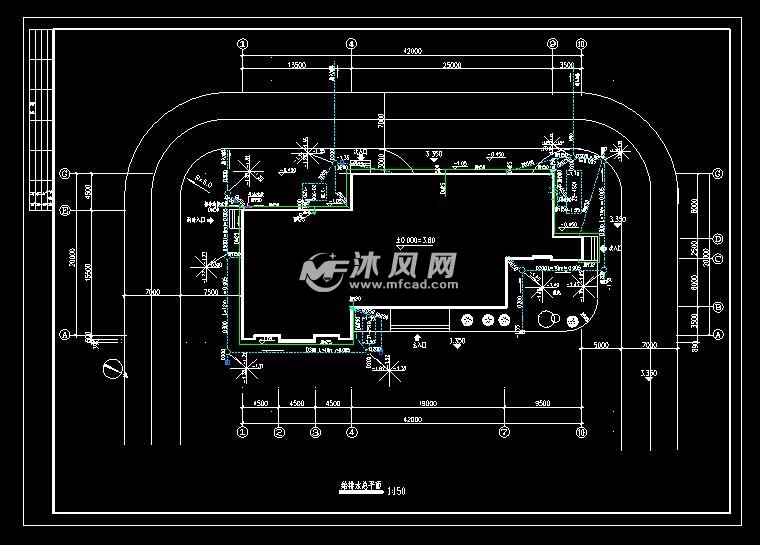 给排水总平面