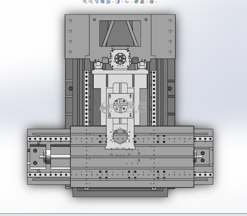 l970a 立式加工中心(三线) - 机械加工图纸 - 沐风网