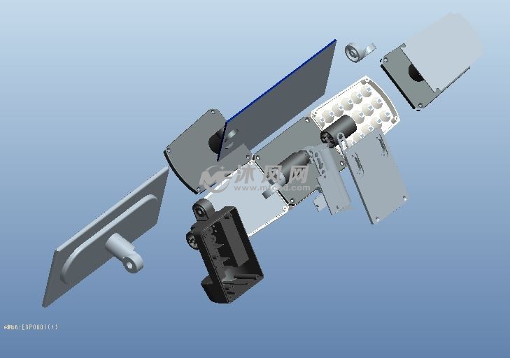 太阳能三头可调节角度壁灯