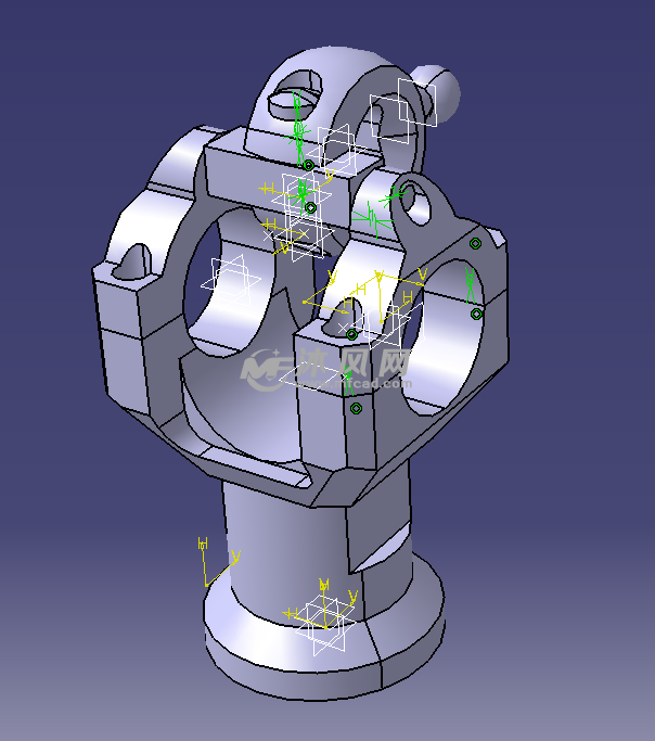 catia万向节设计 - 传动件图纸 - 沐风网