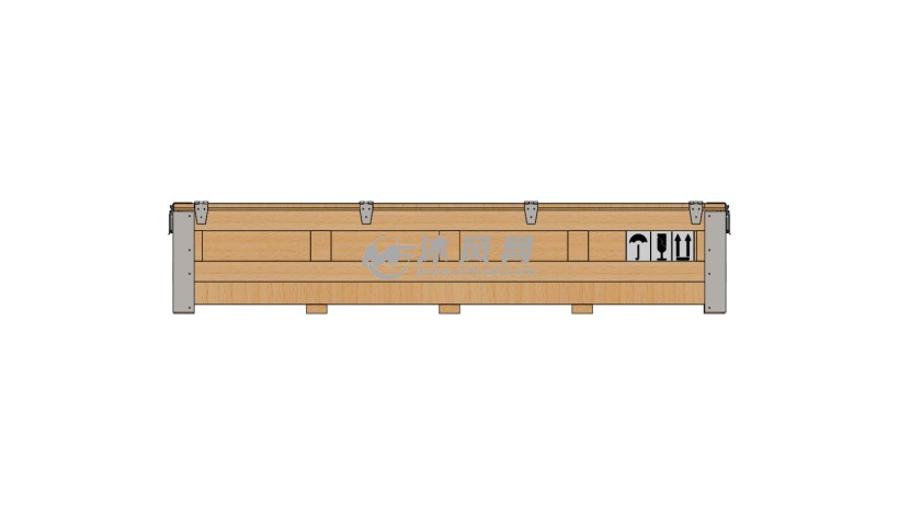 木包裝箱建模 - 機械設備圖紙 - 沐風網