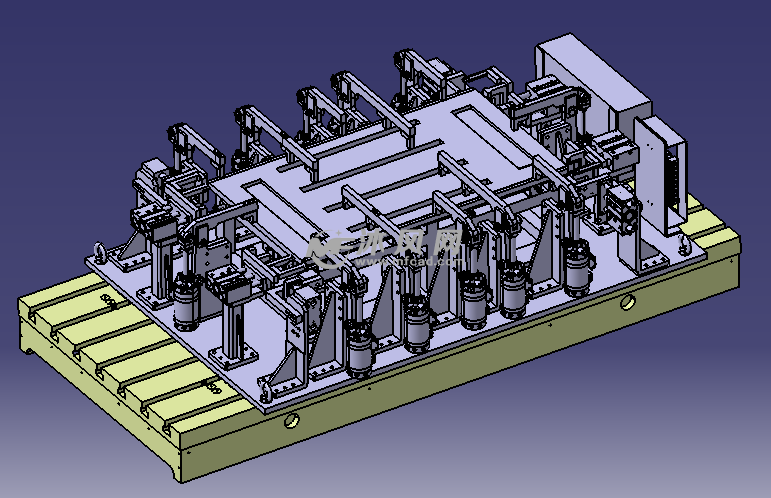铝材箱体焊接夹具- 钣金图纸 - 沐风网