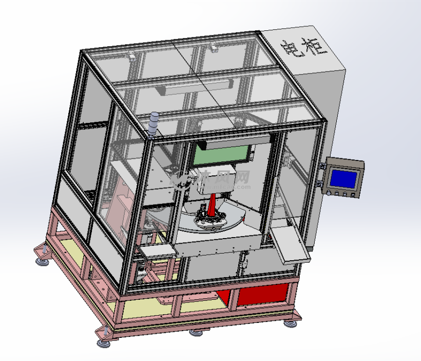 四工位压装整体结构