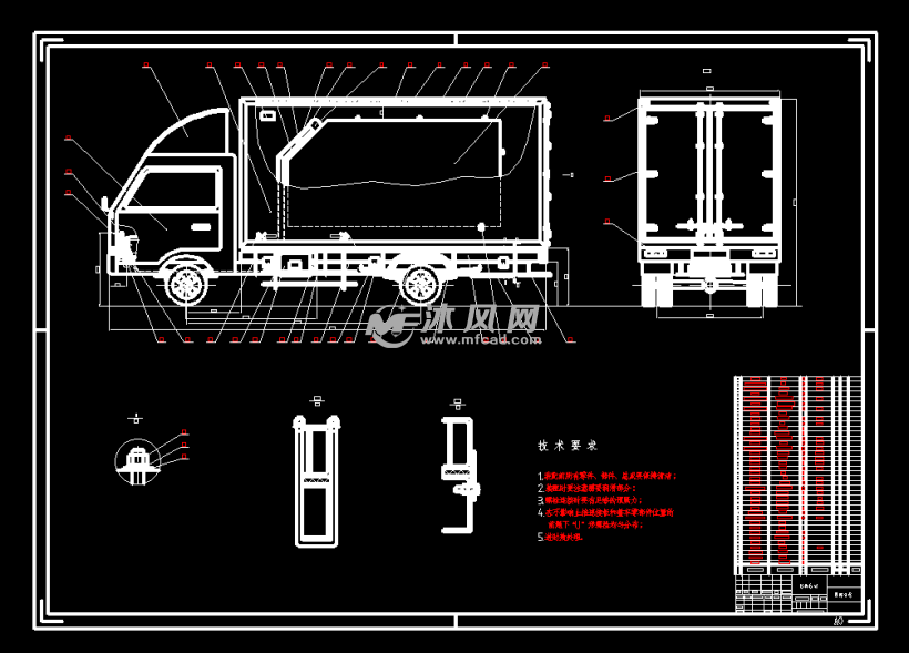 基于箱式货车的车身改装设计奶茶车的设计