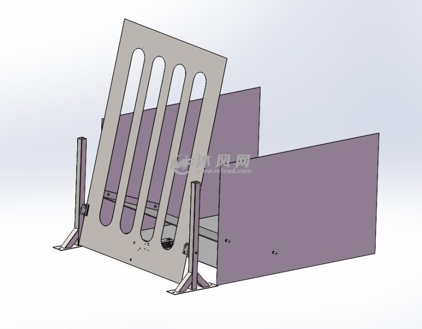 全自动吨袋倒袋机的设计倒袋部分图