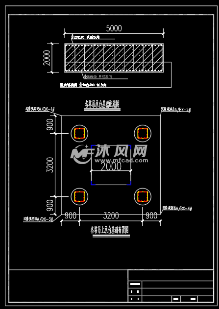 6012塔吊基础配筋详图图片