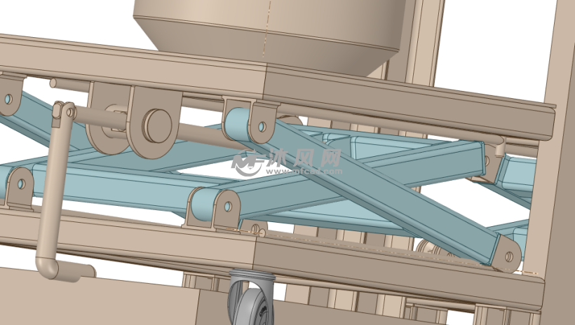 升降杠杆安装示意图