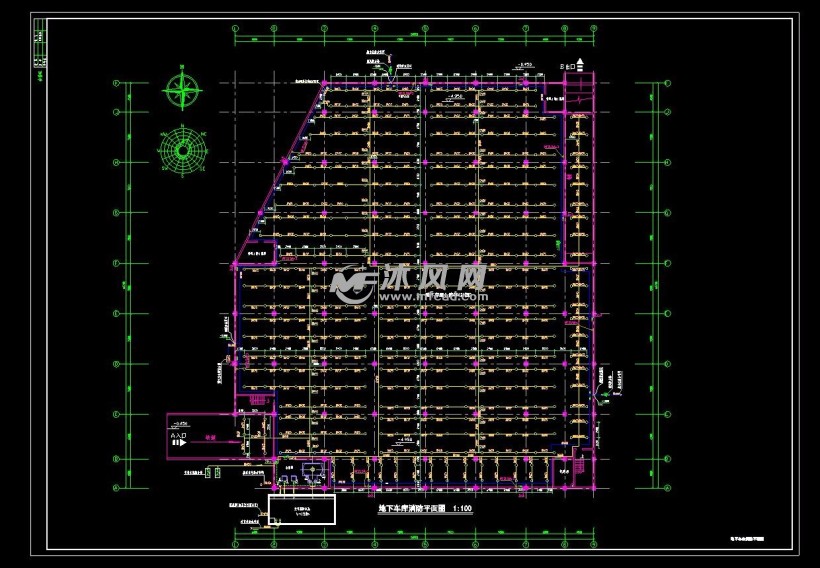 地下車庫消防平面圖