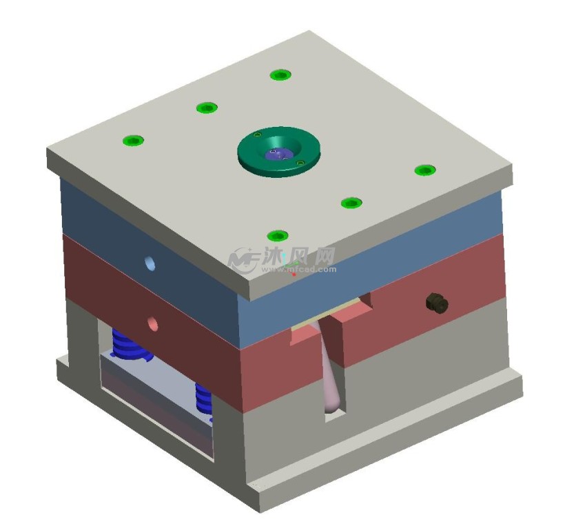 红酒开瓶器注塑模具设计