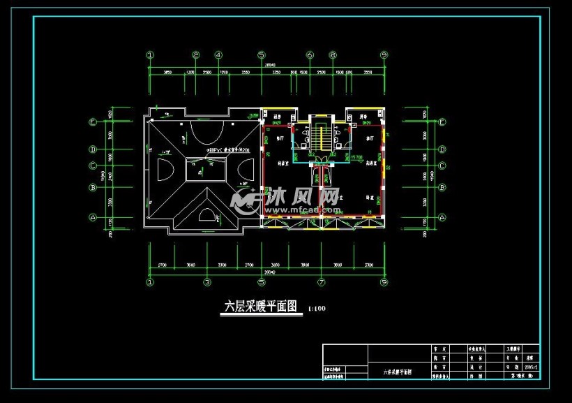 山東某六層住宅樓水暖施工圖