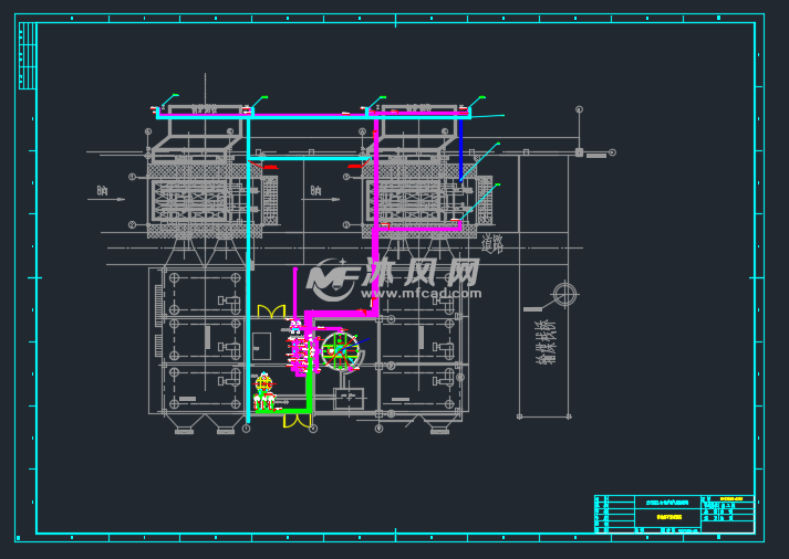 360t scr脱硝管道安装图 - 通用设备图纸 - 沐风网