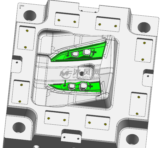 前模分型面细节图