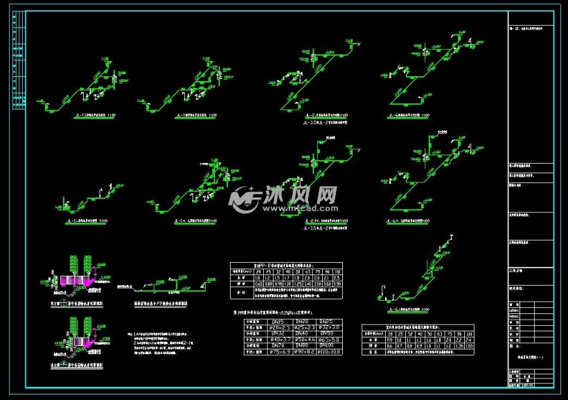 給水節點大樣圖目錄cd一層平面圖排水系統圖五層平面圖圖紙參數圖紙id