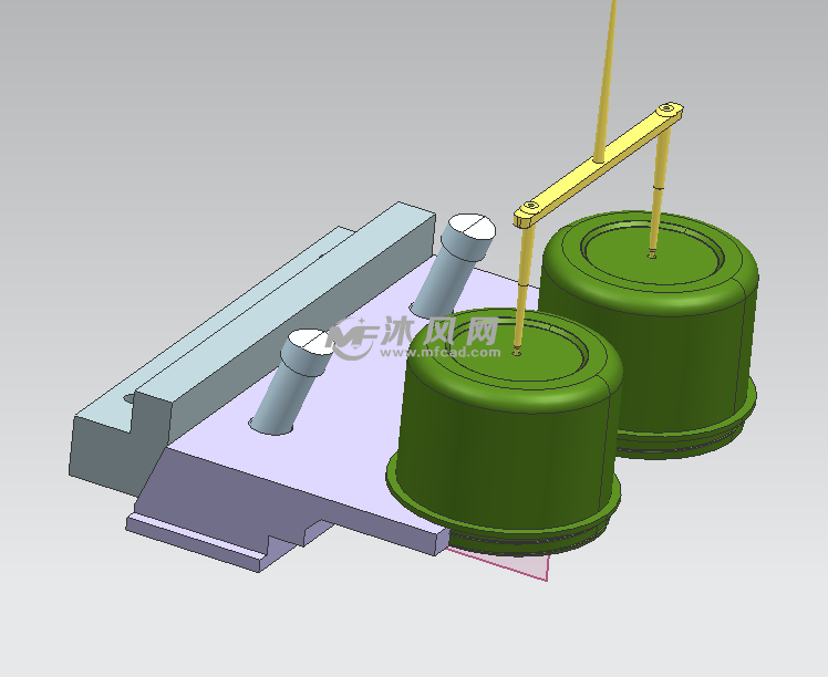 滑块侧抽芯简图