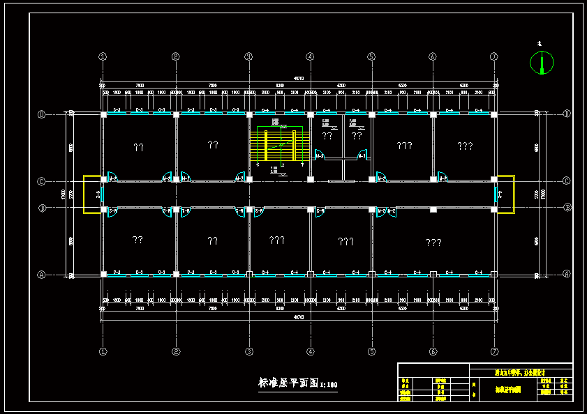 第九中教学楼办公楼设计- 办公建筑图纸 - 沐风网