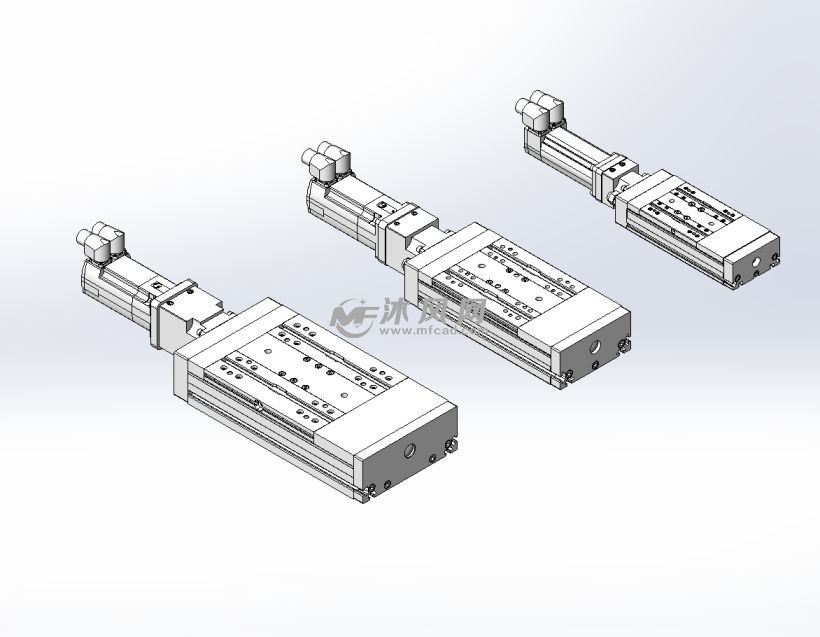 3款短型伺服电机线性模组