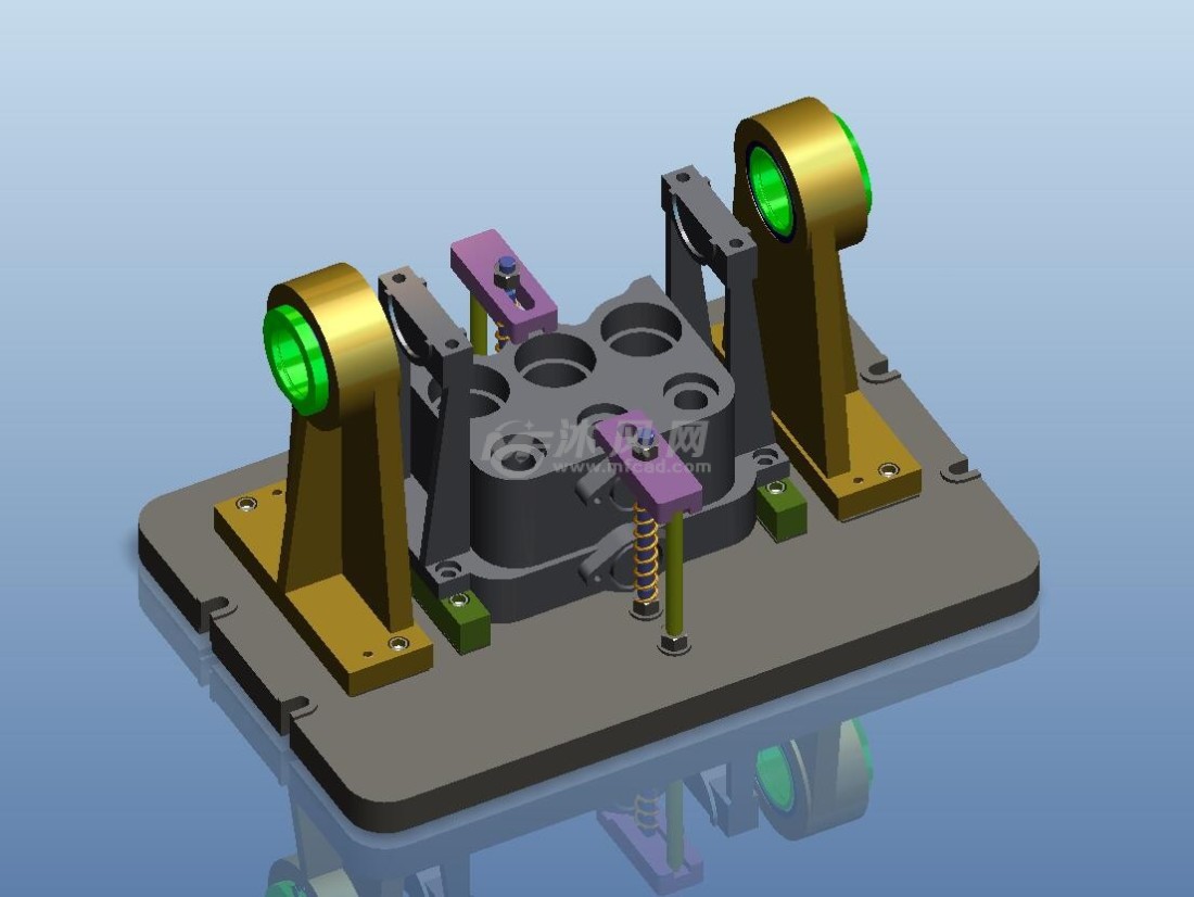 泥浆泵体镗孔夹具