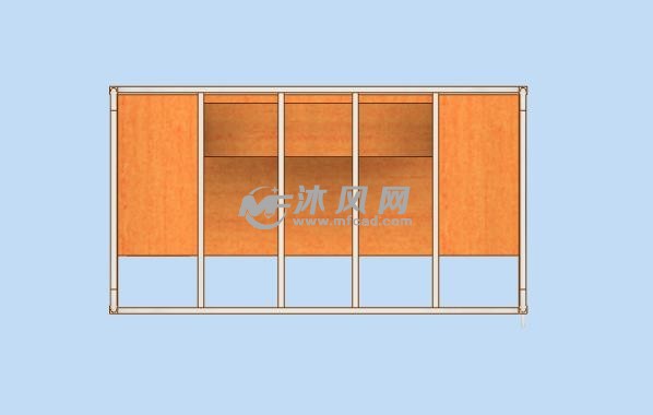 宿舍床俯视图