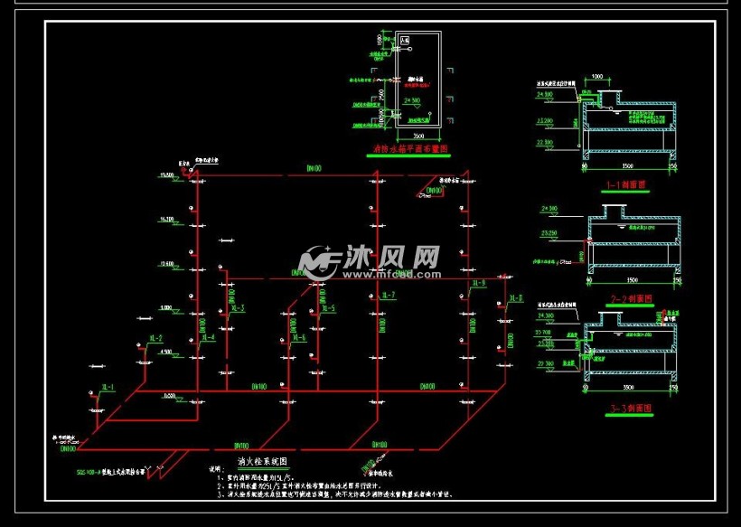 栓体栓道设计图图片