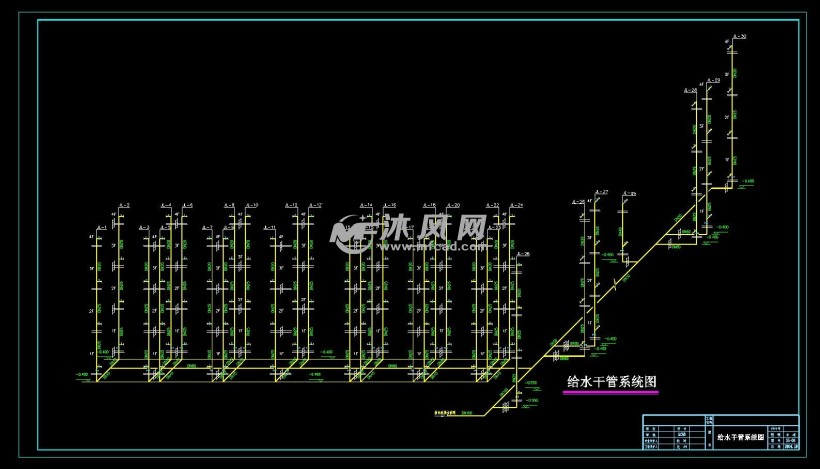 西藏某宾馆给排水设计图- cad建筑图纸 - 沐风网
