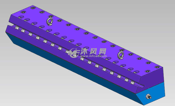 600/600/660/880狹縫塗布模頭 - 模具圖紙 - 沐風網