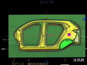 汽车侧围图图纸合集的封面图