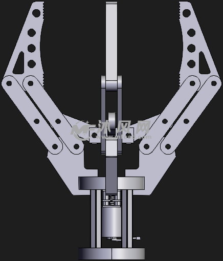 4爪机械夹爪设计