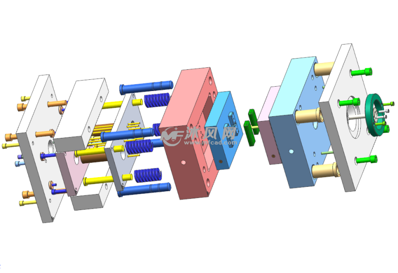 模具爆炸图