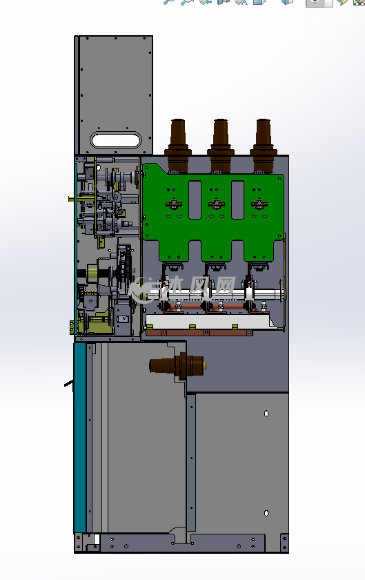 ptccvvvv三维装配图(标准充气柜)