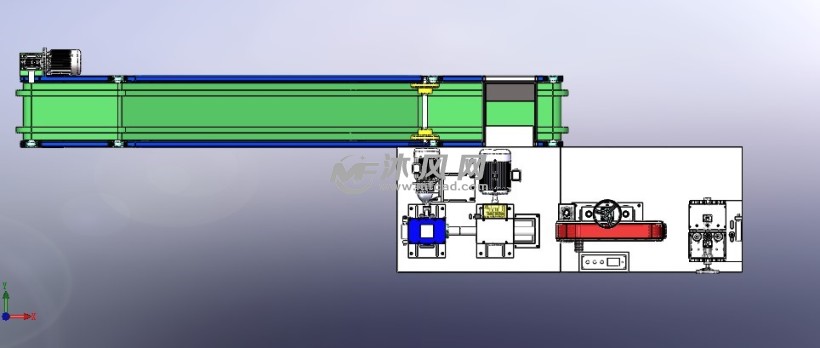 解塑机带输送机 - 输送和提升设备图纸 - 沐风网