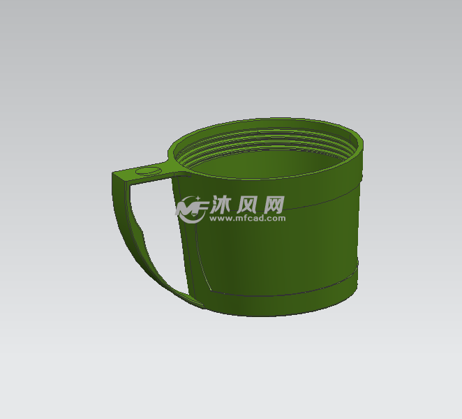 旅行保温瓶杯托注塑模具设计