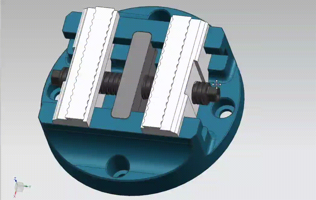 圆台自定心虎钳