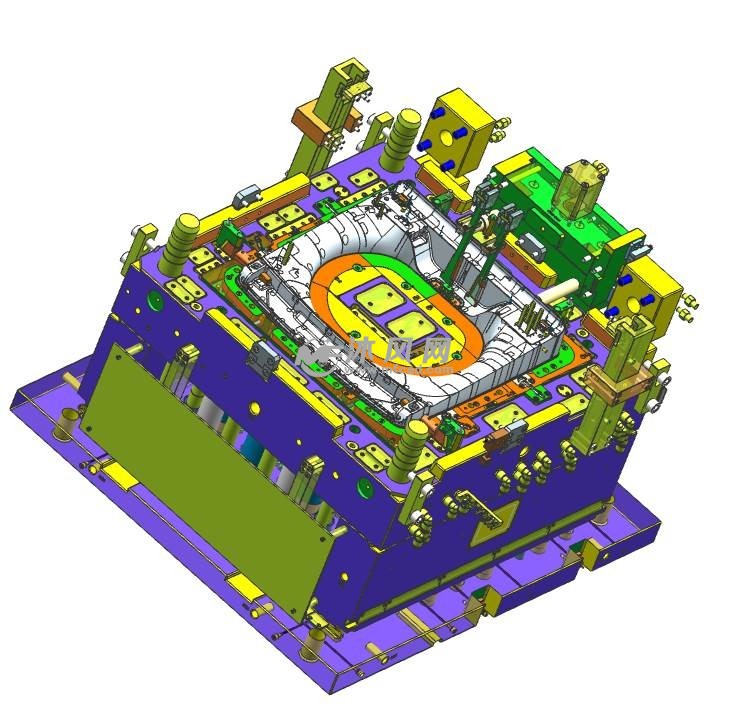 洗衣机盘座注塑模具