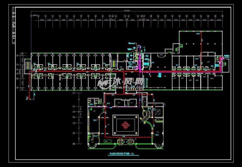 某六層賓館消防噴淋系統設計圖