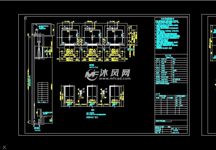 一个系列各种货运梯结构图- 详图,图库图纸 - 沐风网
