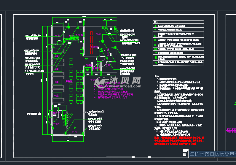 過橋米線廚房給排水平面圖僱傭ta 關注查看我的個作品豬花花2021-08