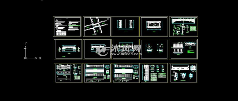 某地一座平板越河桥设计图