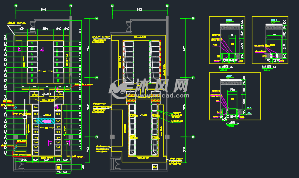 双回路8100kva容量配电房设计图