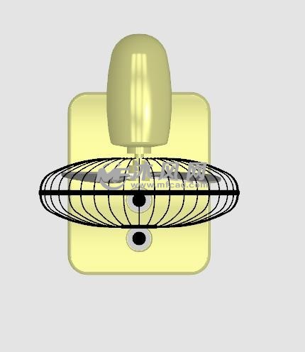 电风扇设计三维 - 家用电器图纸 - 沐风网