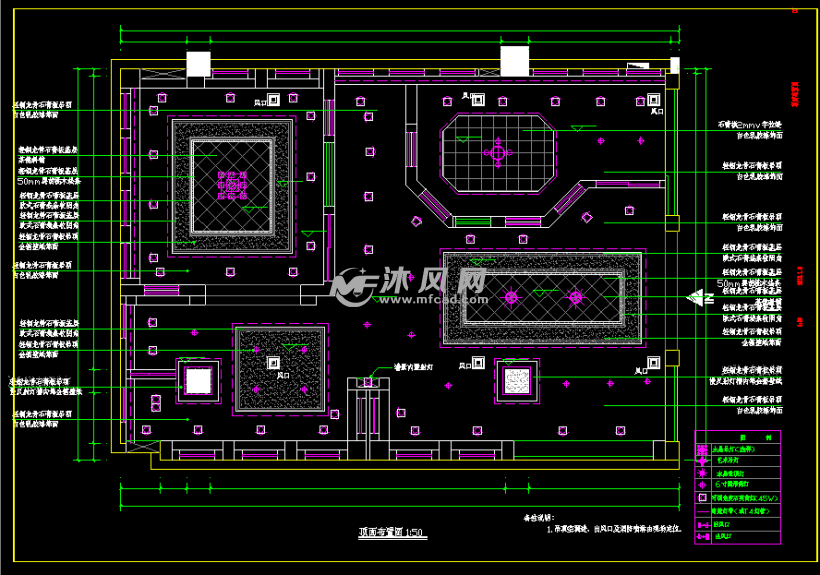 顶面图设计详图立面图图纸参数图纸id: 1090228图纸格式:dwg图纸版本