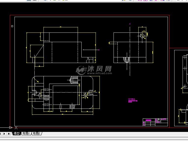 微型机壳的多空位加工组装台 - 机械设备图纸 - 沐风网