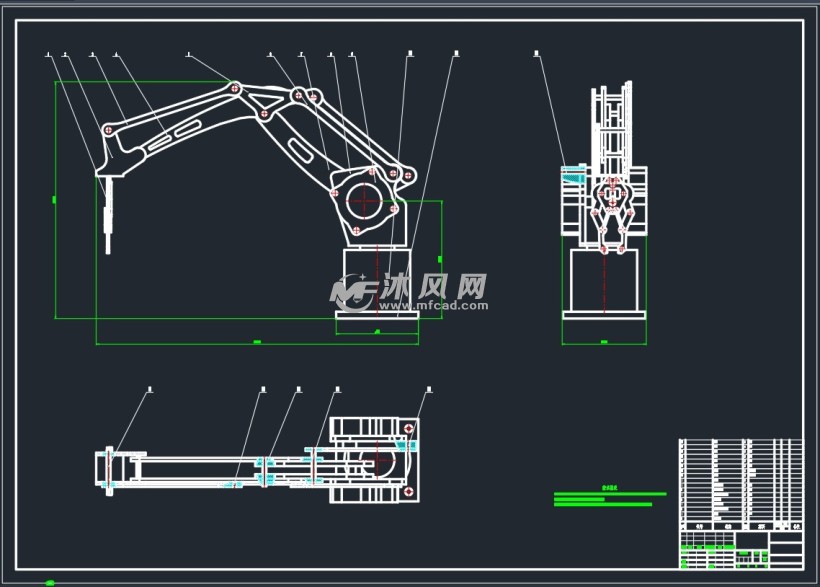 搬运机械臂模型