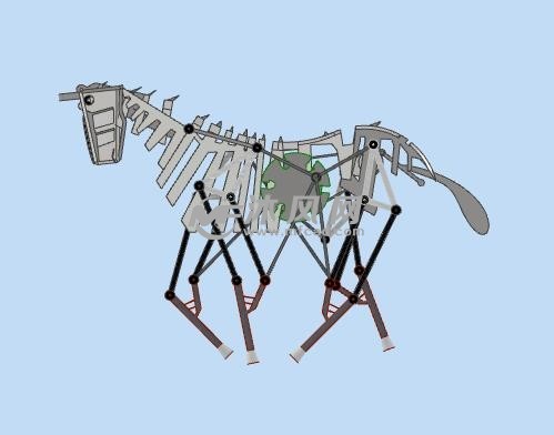 机械马模型图
