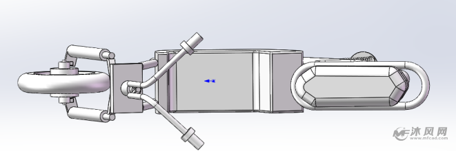 新型清洁能源电动车俯视图