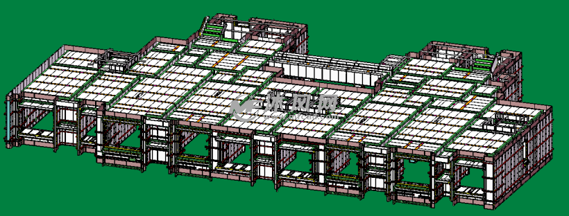 铝模板设计三维配模总装配体57#右单元铝合金模板配模设计:恒大项目