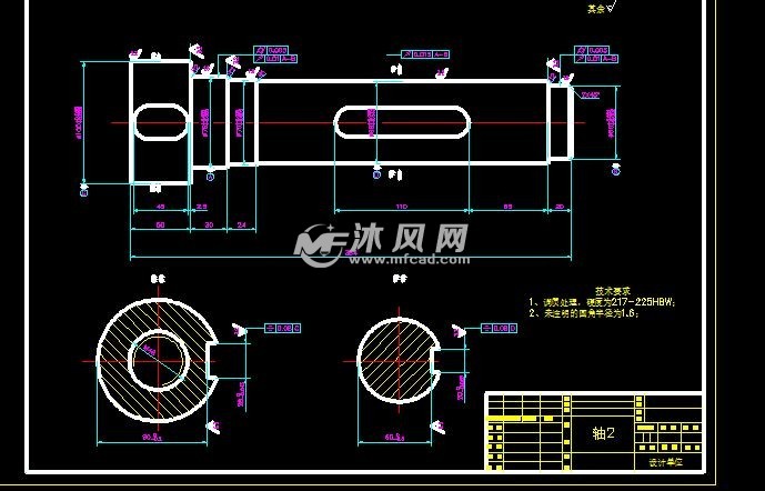 轴2转台图纸参数图纸id: 1091895图纸格式:dwg图纸版本:autocad2007