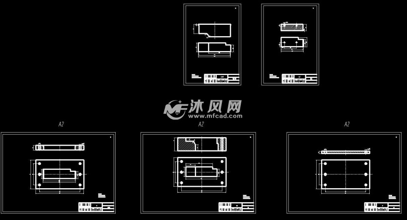 异形连接片冲孔落料模 弯曲模2套