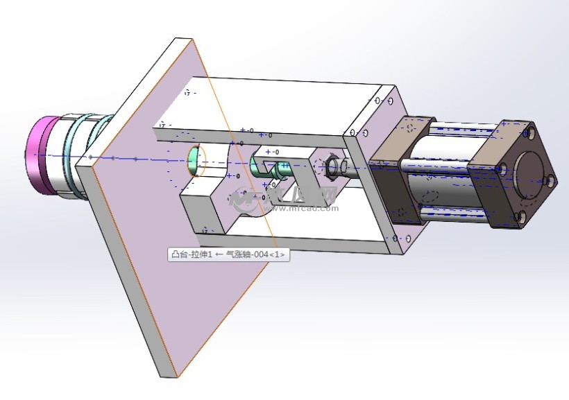 机械式气涨轴 - 轴及轴承图纸 - 沐风网