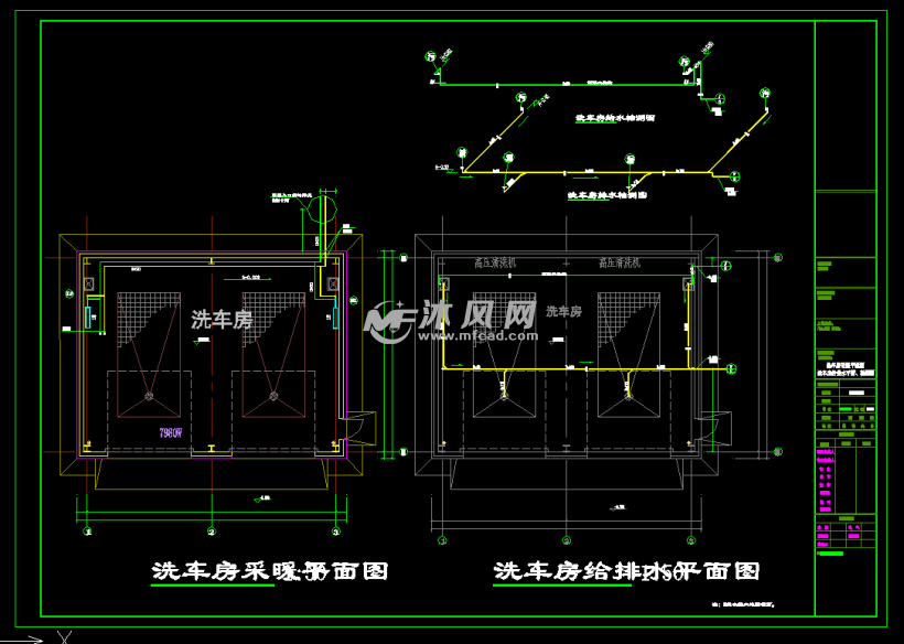 山東工業廠房水電暖改造施工圖紙